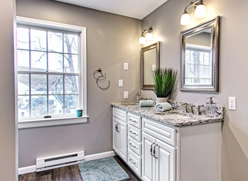 Cotton Luxury Bathroom by HOME-TIME Renovation LLC - Photo 2
