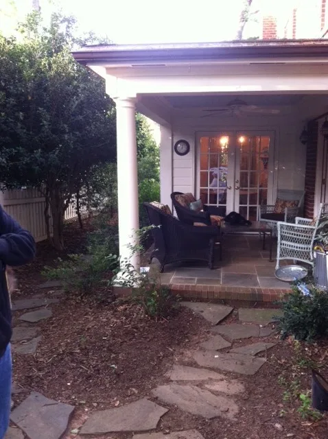 Myers Park Rustic Porch Renovation by Hopedale Builders, Inc. - Photo 4