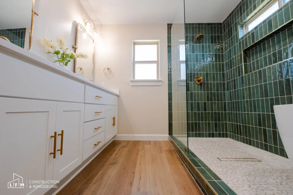 Contemporary Comfort Bathroom by LFM Construction & Remodeling - Photo 19