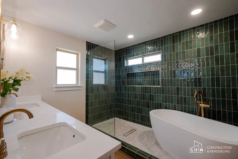 Contemporary Comfort Bathroom by LFM Construction & Remodeling - Photo 7
