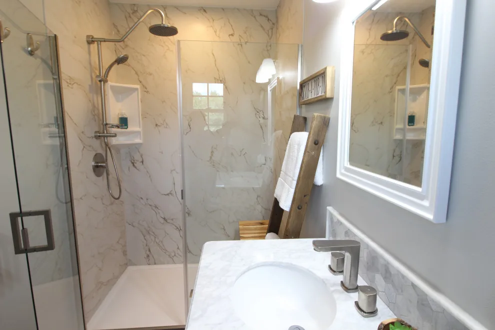 Shower Transformed into Oasis by DreamMaker Bath & Kitchen Of East Georgia - Photo 3