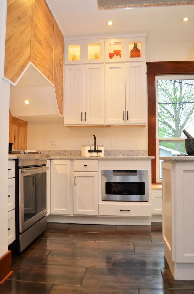 Rustic White Farmhouse Kitchen - Haas Signature Collection by Haas Cabinets - Photo 13