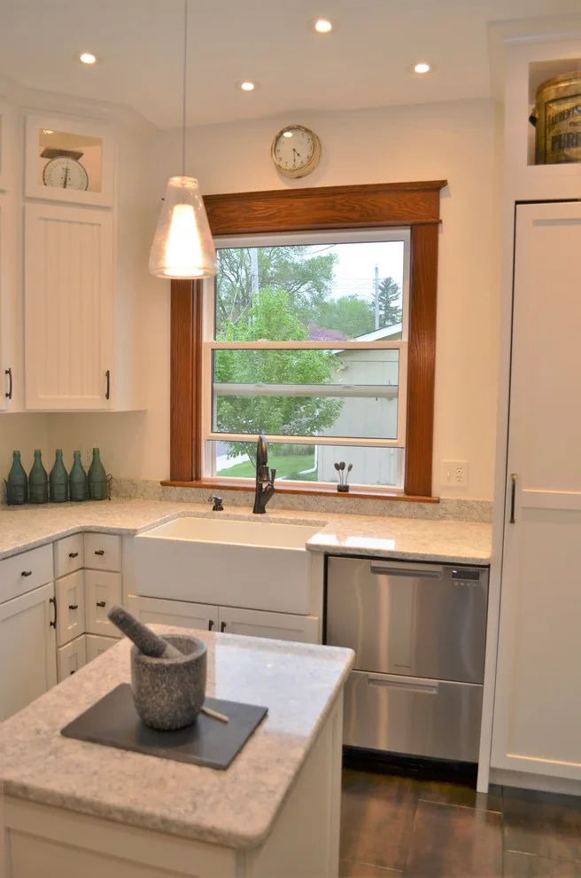 Rustic White Farmhouse Kitchen - Haas Signature Collection by Haas Cabinets - Photo 4