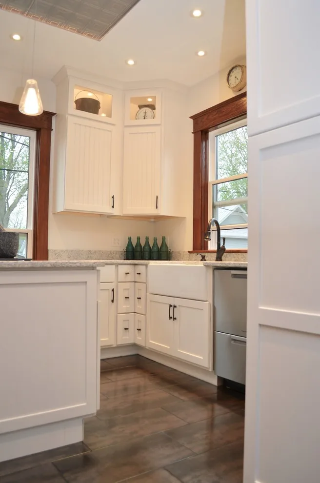 Rustic White Farmhouse Kitchen - Haas Signature Collection by Haas Cabinets - Photo 6