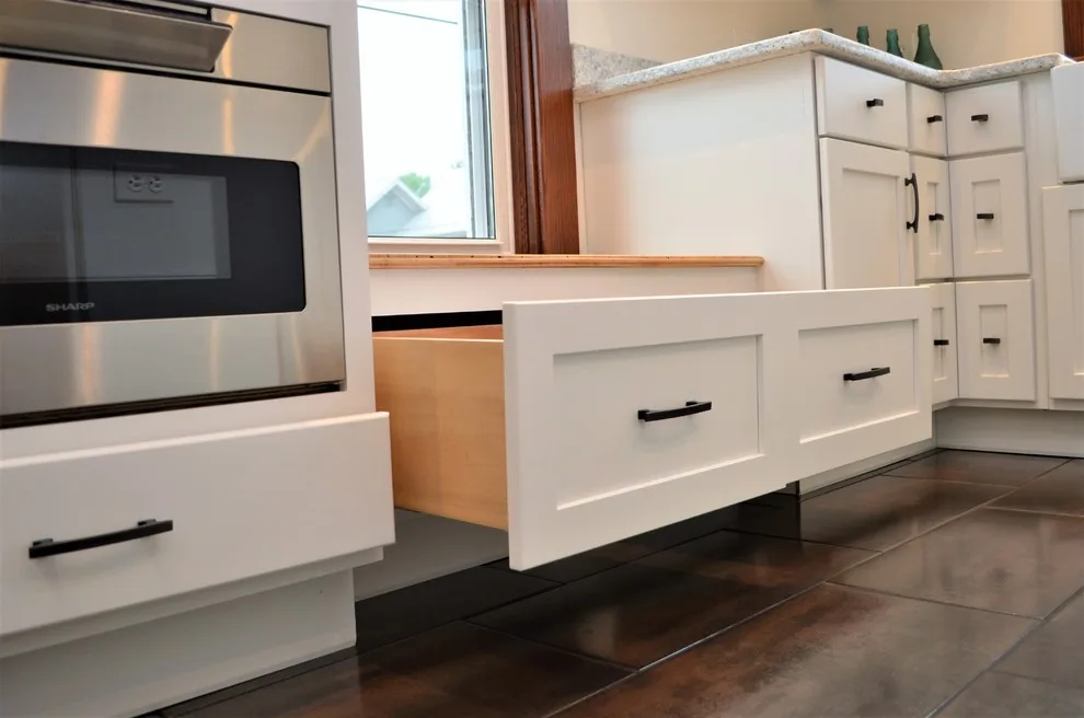 Rustic White Farmhouse Kitchen - Haas Signature Collection by Haas Cabinets - Photo 9