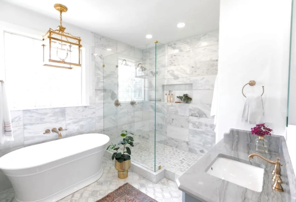 Restroom and Shower Collection by Blanco Flooring And Remodeling - Photo 16