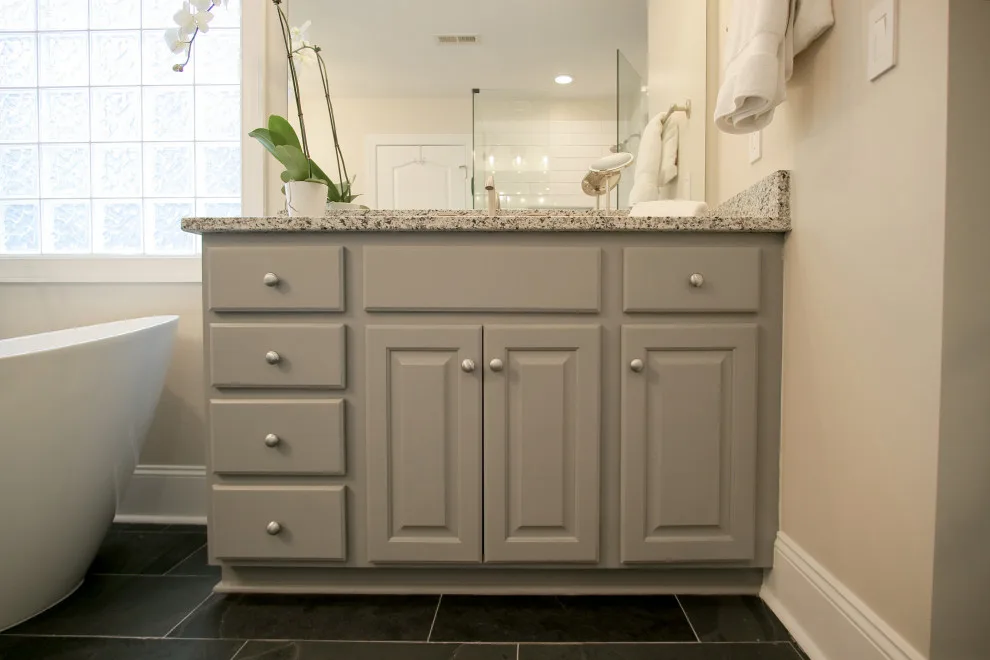 Edenderry Drive Restroom by DGK Design + Build - Photo 7