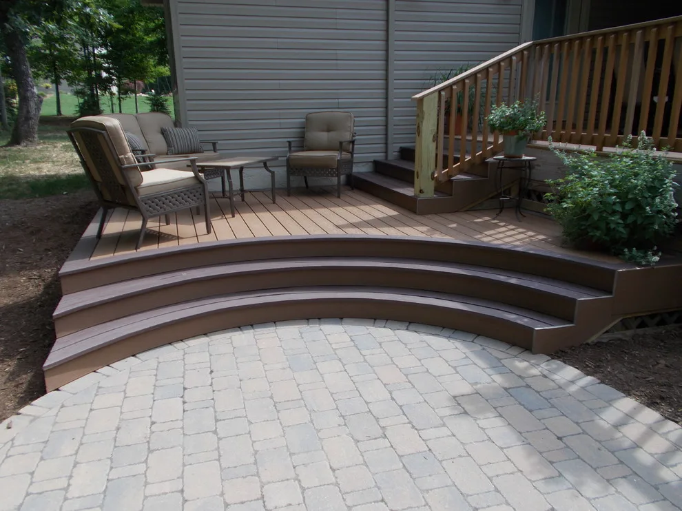Curved AZEK Decking System by Sunset Builders - Photo 3