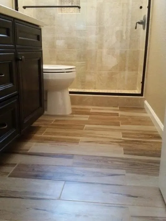 Contemporary Bathroom Renovation by Henle Construction, Inc. - Photo 6