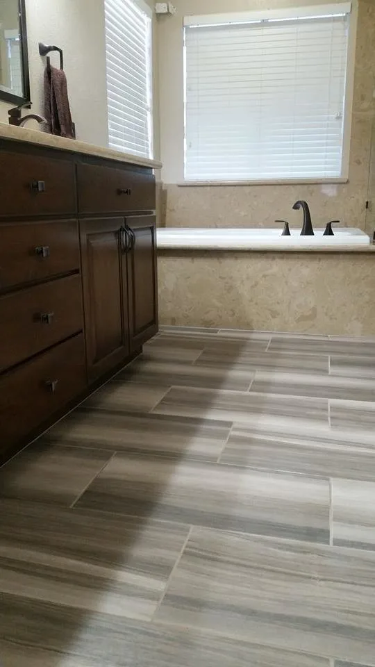 Contemporary Bathroom Renovation by Henle Construction, Inc. - Photo 2