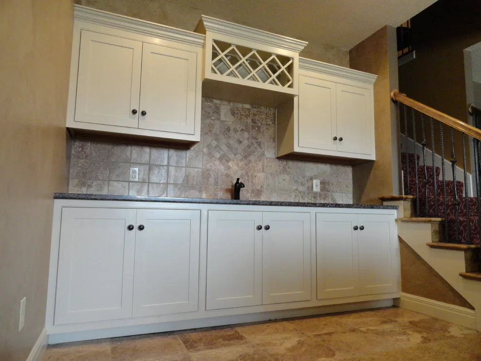 Bespoke Woodworking Integrated Bar by Tile KC - Photo 6