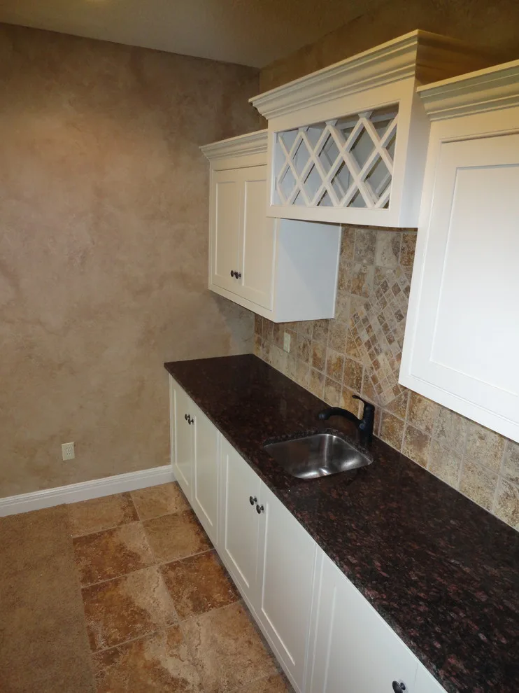 Bespoke Woodworking Integrated Bar by Tile KC - Photo 2