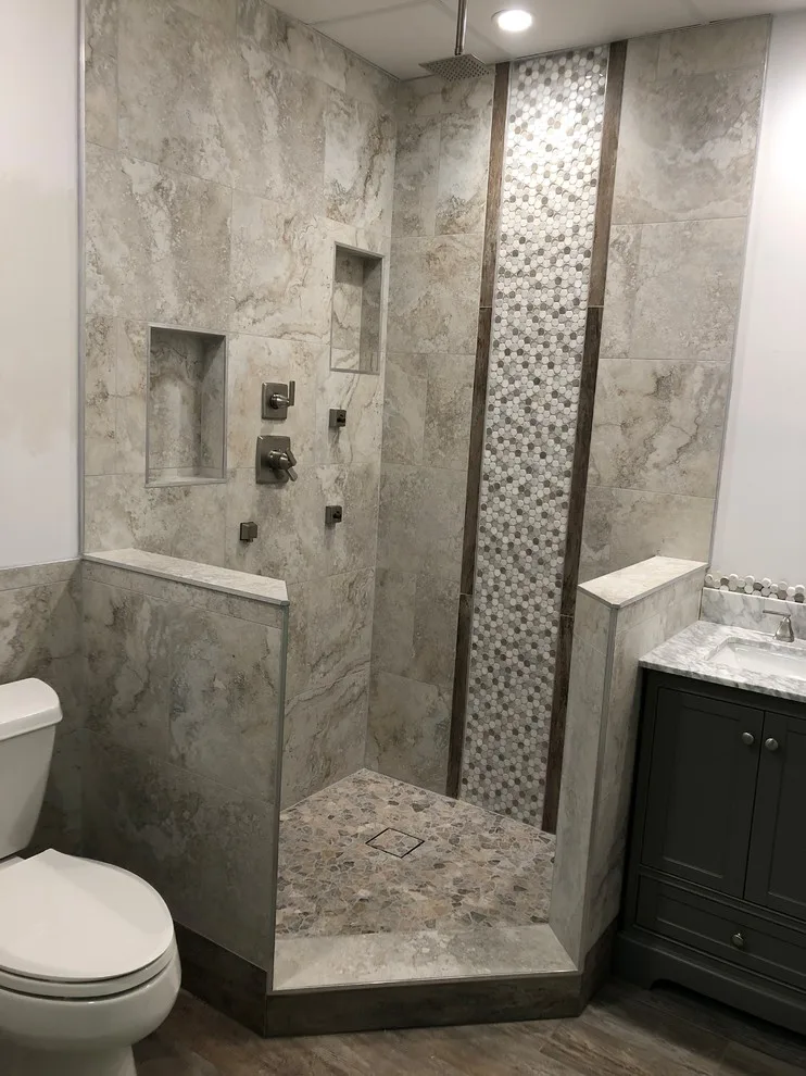 Restroom by Dave's Custom Tile - Photo 11