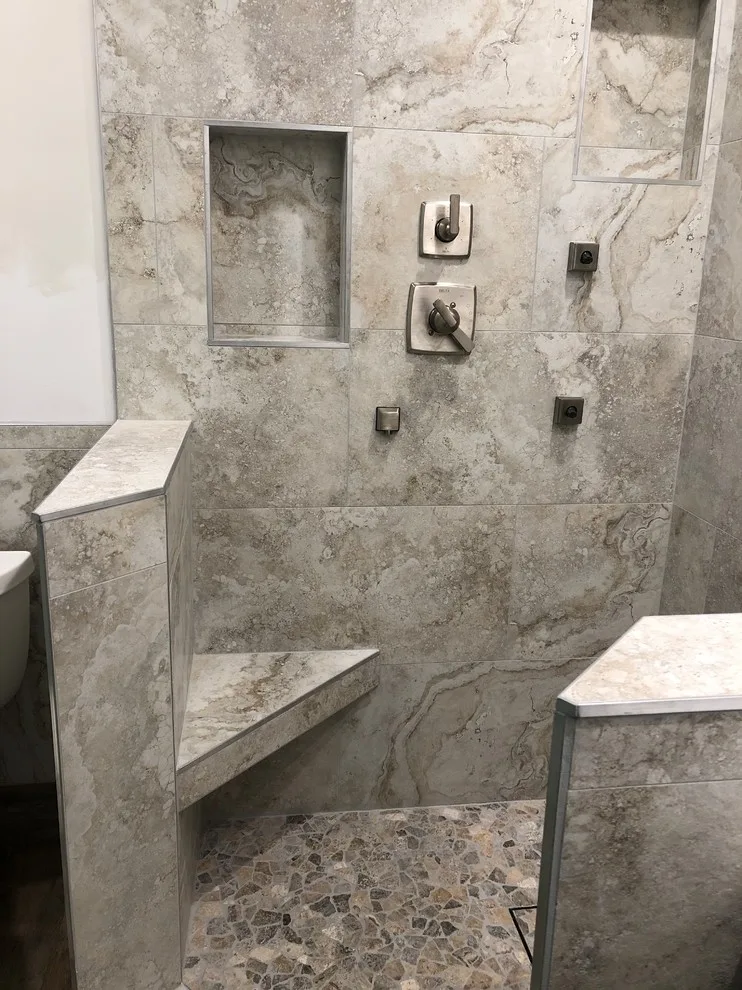 Restroom by Dave's Custom Tile - Photo 26
