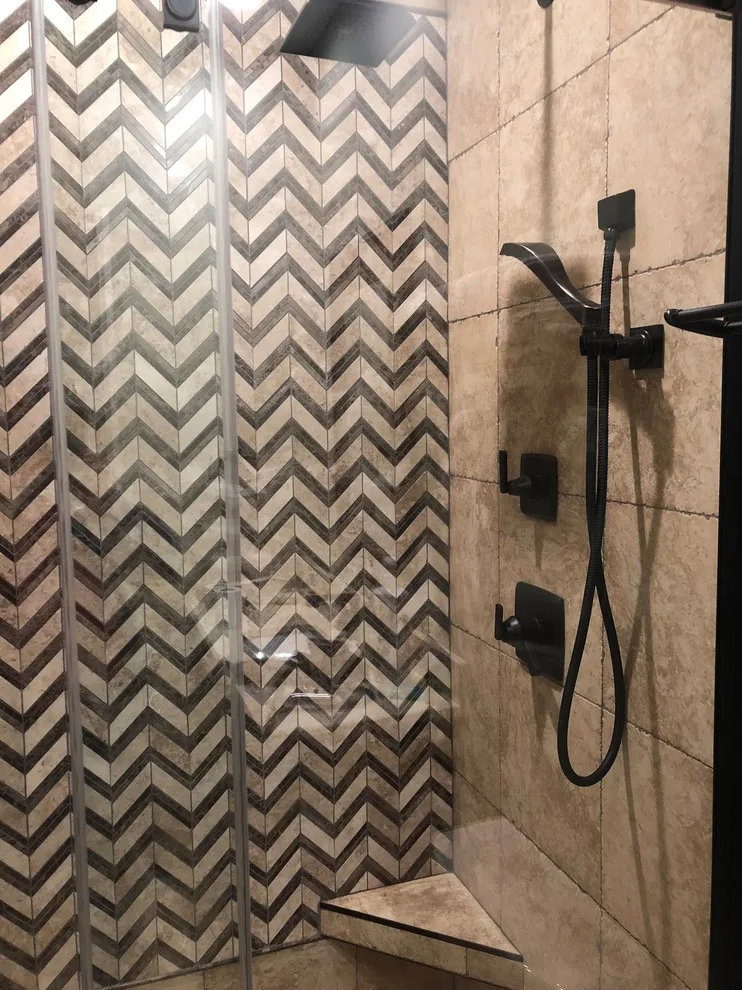 Restroom by Dave's Custom Tile - Photo 22