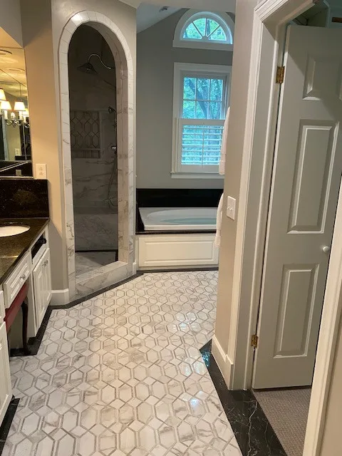 Restroom by Dave's Custom Tile - Photo 32