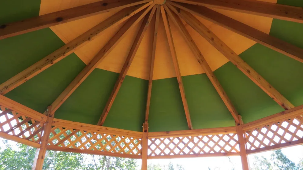 bespoke cedar gazebo by Skyline Remodeling - Photo 3
