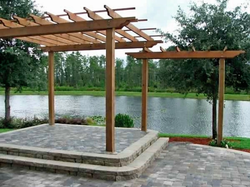 John Madison Landscape-Pergola by John Madison Landscape Inc. - Photo 2