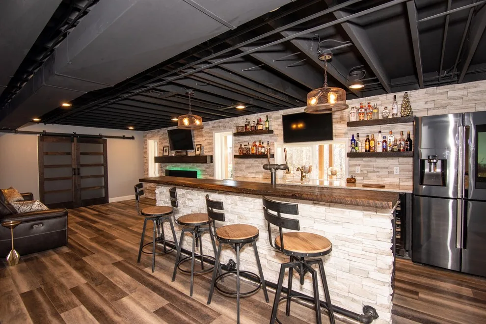 Bespoke Home Bar and Basement Makeover by DC Strategies, LLC - Photo 11