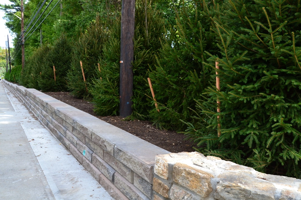 Iona preparatory high school front retaining wall by Joseph Bulfamante And Son Landscape Design/Build - Photo 8