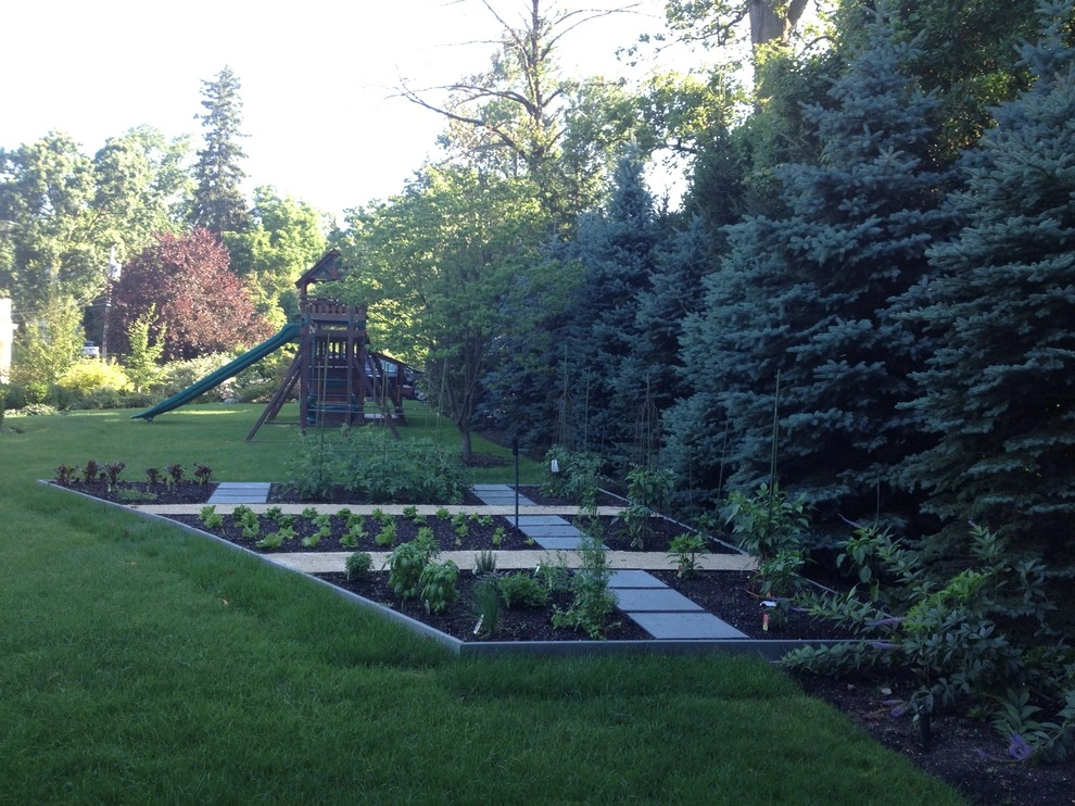 custom vegtable garden by Joseph Bulfamante And Son Landscape Design/Build - Photo 2