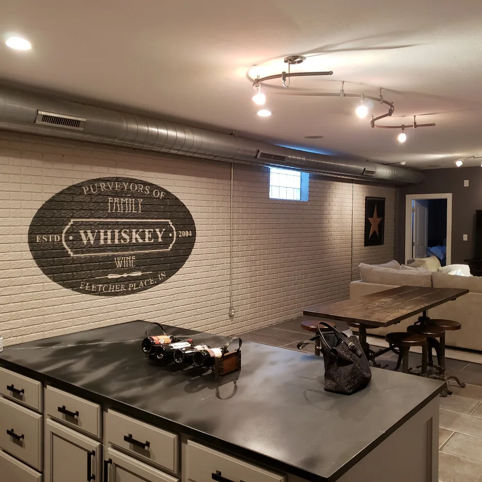 Basement Renovation Featuring Bar Space and Steam Shower by EWC Home Services & Design - Photo 13