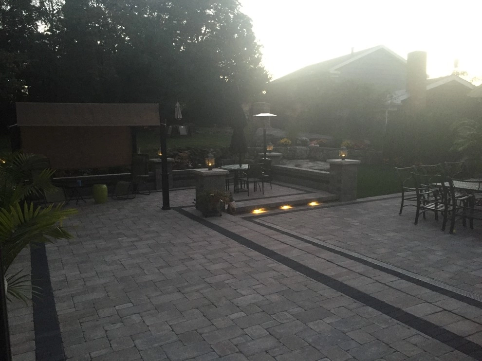 Outdoor living space new Rochelle by Joseph Bulfamante And Son Landscape Design/Build - Photo 2