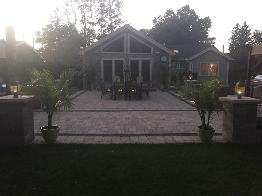 Outdoor living space new Rochelle by Joseph Bulfamante And Son Landscape Design/Build - Photo 5