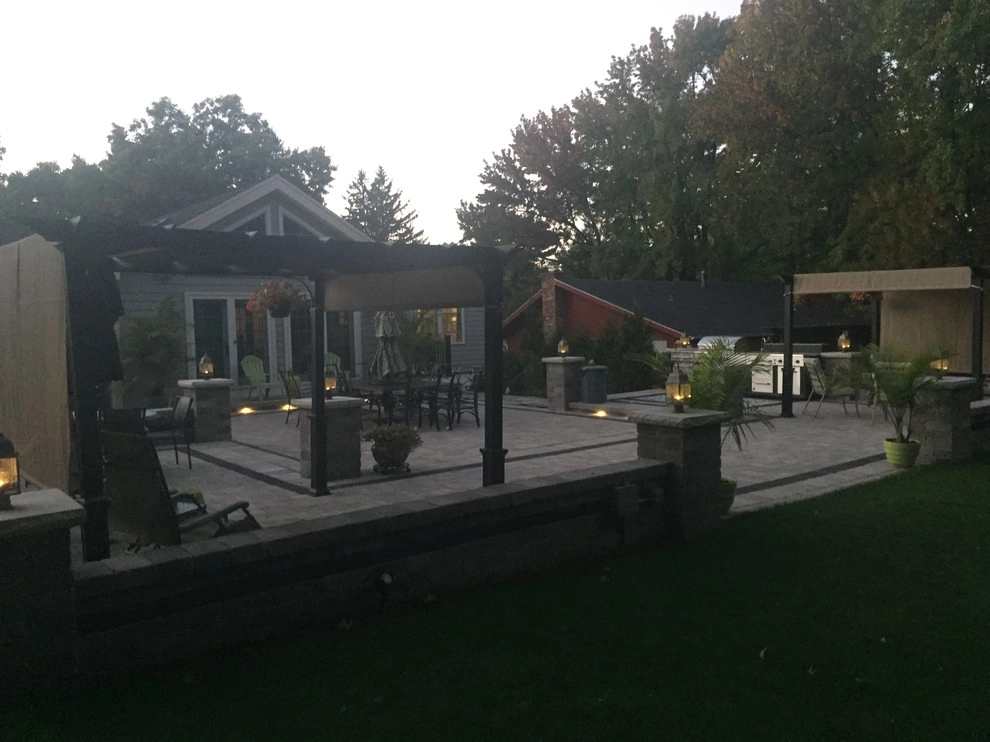 Outdoor living space new Rochelle by Joseph Bulfamante And Son Landscape Design/Build - Photo 7