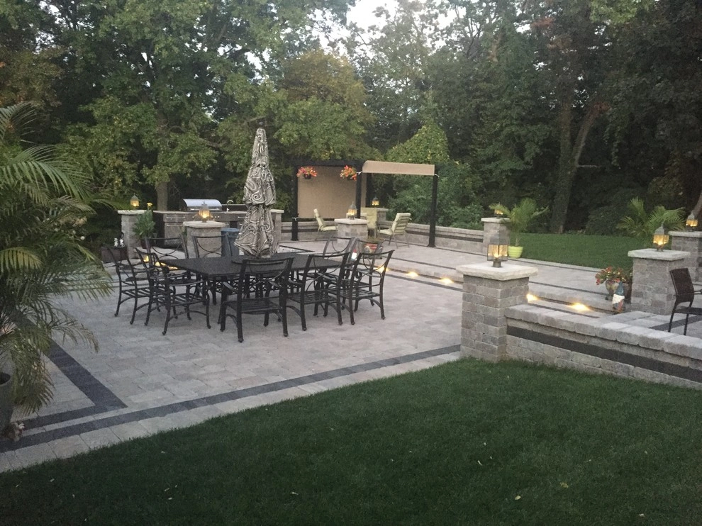 Outdoor living space new Rochelle by Joseph Bulfamante And Son Landscape Design/Build - Photo 4