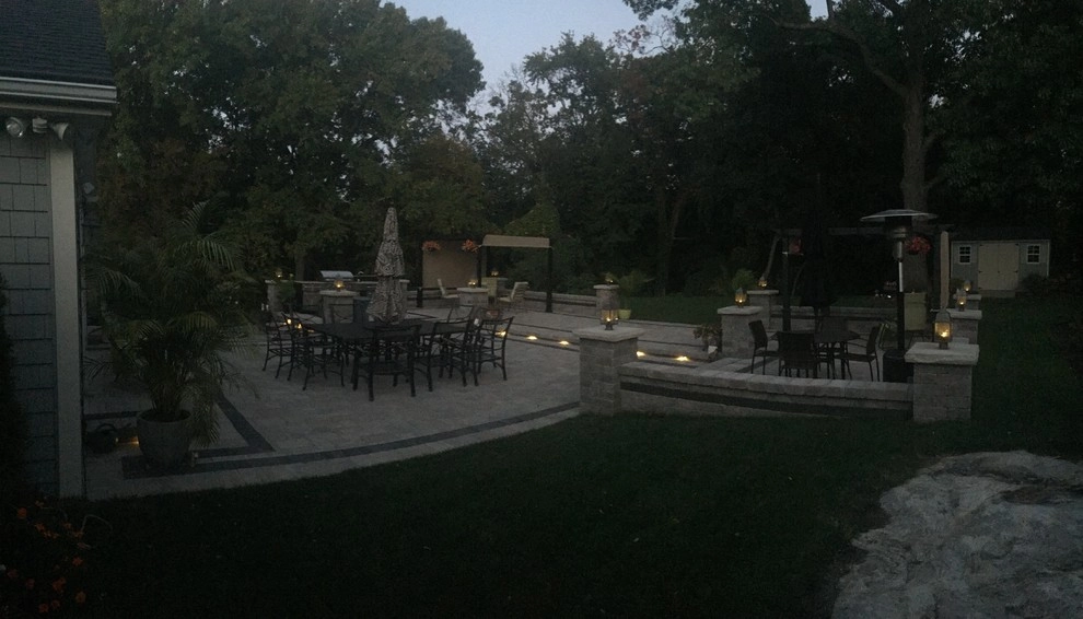 Outdoor living space new Rochelle by Joseph Bulfamante And Son Landscape Design/Build - Photo 6