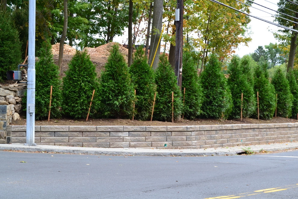 Iona preparatory high school front retaining wall by Joseph Bulfamante And Son Landscape Design/Build - Photo 12