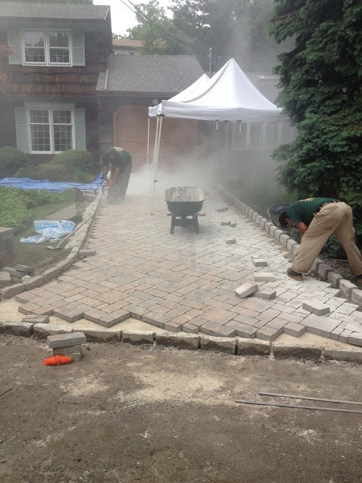 bronxville/yonkers paver driveway by Joseph Bulfamante And Son Landscape Design/Build - Photo 2