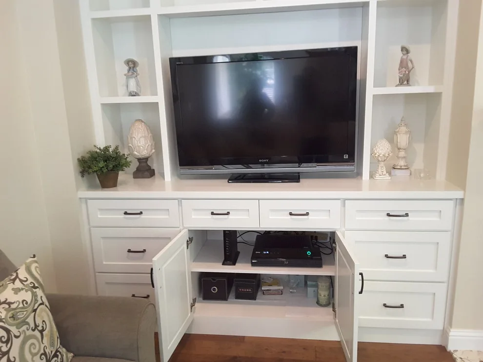 Tailored TV Wall Units with Innovative Design by TCW Fine Cabinetry | Tony's Custom Woodworks - Photo 6