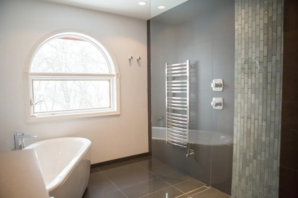 Contemporary Bathroom with Sleek Design by Stier Construction Inc. - Photo 2