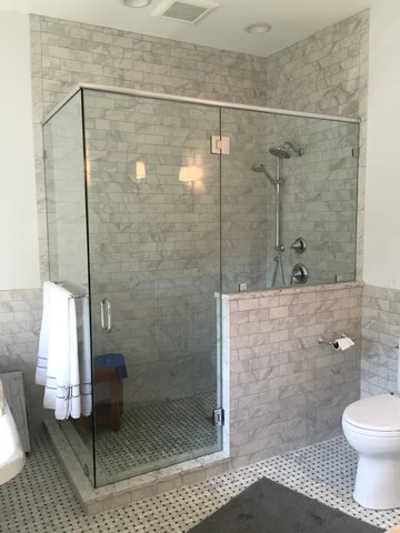 Tailored White and Grey Master Bathroom by Callier & Thompson Kitchens, Baths And Appliances - Photo 2