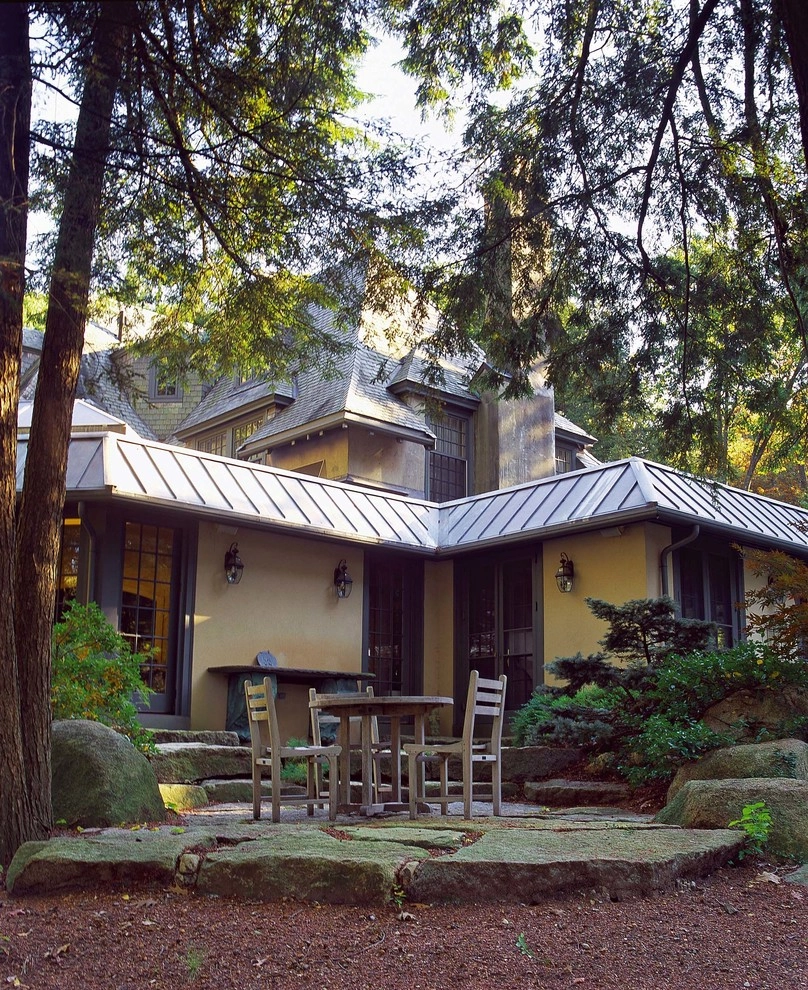 Rustic Landscape Design for a Tuscan-Inspired Hunting Lodge by Julie Moir Messervy Design Studio (JMMDS) - Photo 4