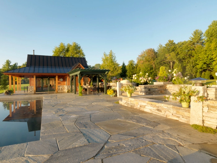 A Pool Terrace in Vermont by Julie Moir Messervy Design Studio (JMMDS) - Photo 11