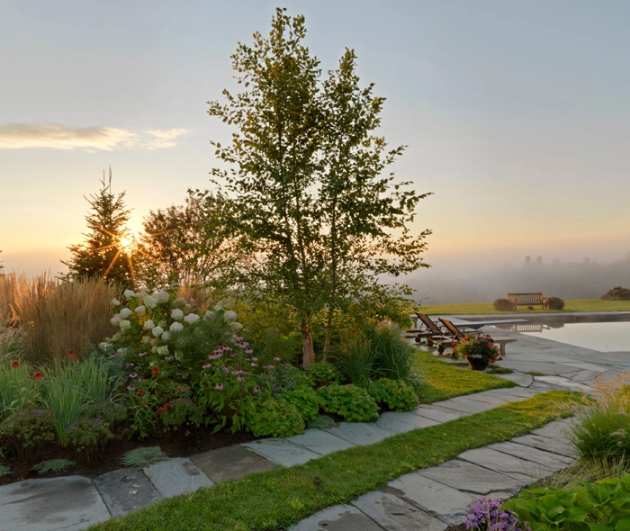 A Pool Terrace in Vermont by Julie Moir Messervy Design Studio (JMMDS) - Photo 4