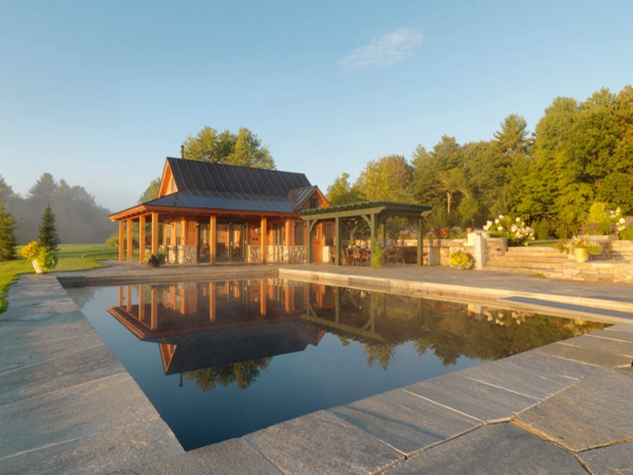 A Pool Terrace in Vermont by Julie Moir Messervy Design Studio (JMMDS) - Photo 2