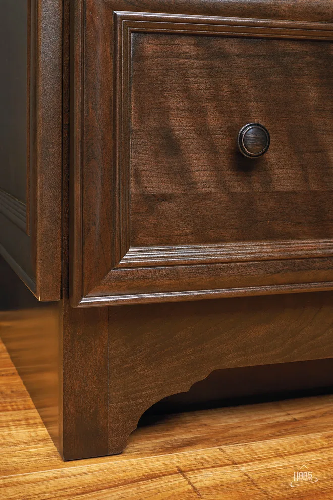 Lexington Java Maple Dressing Table by Haas Cabinets - Photo 4