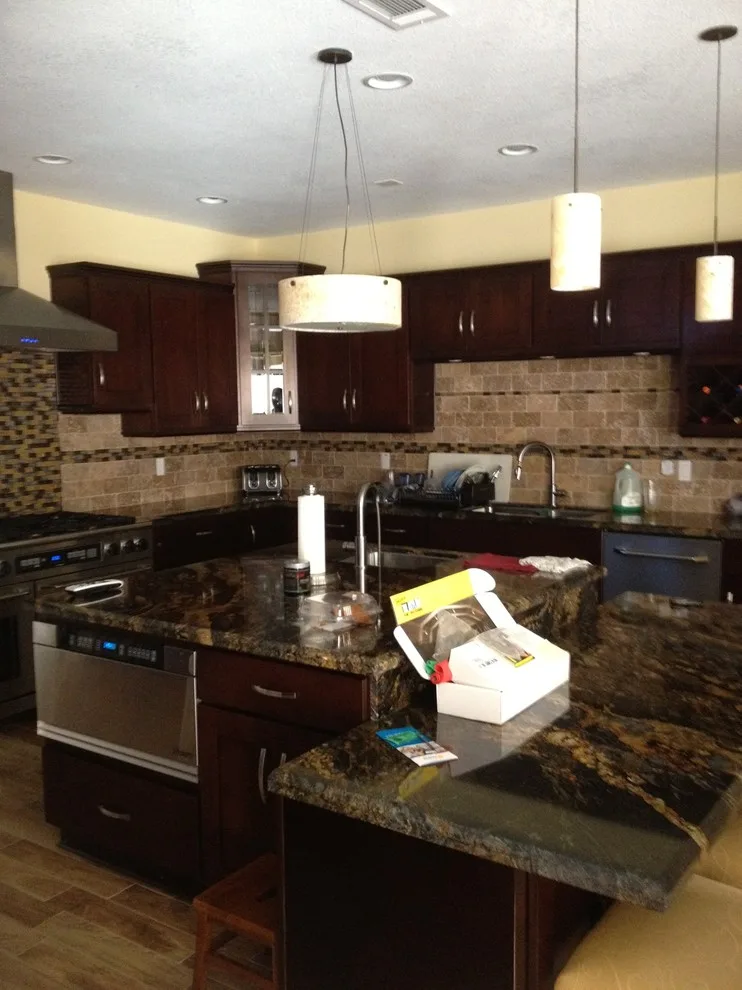 Fremont Deep Cherry Kitchen Renovation by Visionary Home Remodeling Inc. - Photo 5