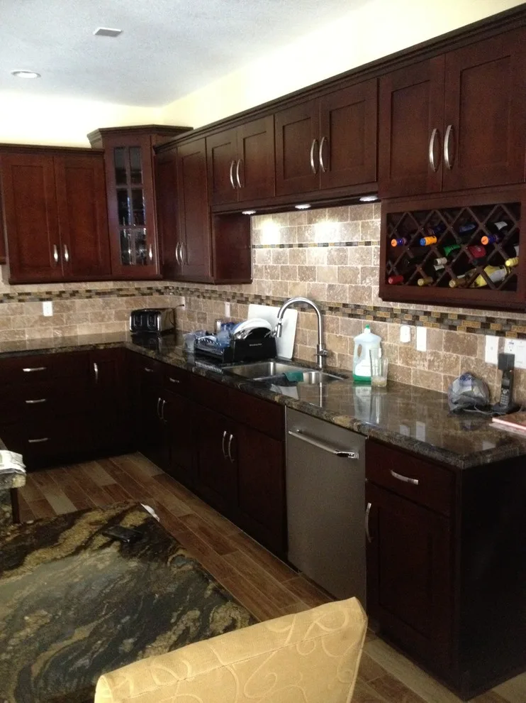 Fremont Deep Cherry Kitchen Renovation by Visionary Home Remodeling Inc. - Photo 2