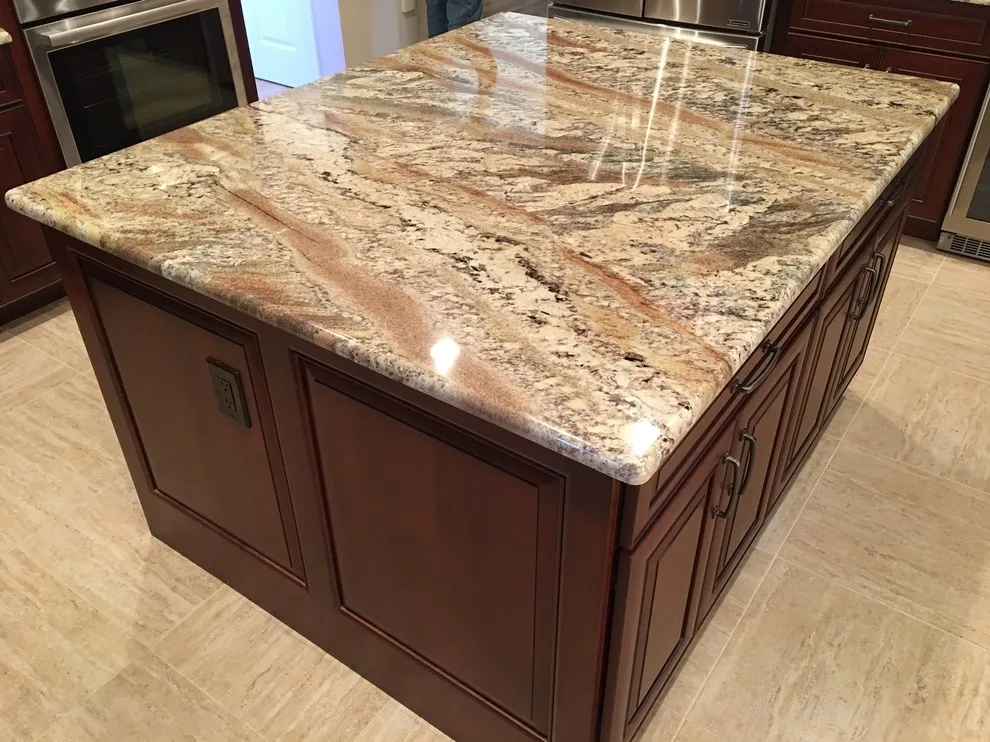 Traditional Dark Wood Kitchen | Freehold, NJ by Len's Remodeling And Contracting Services - Photo 7