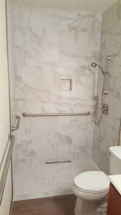 Accessible Shower Design by Artisan Tile Remodeling - Photo 3
