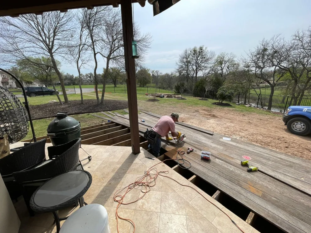 Stair-Encompassing Deck Project by Austin Dream Remodeling - Photo 8