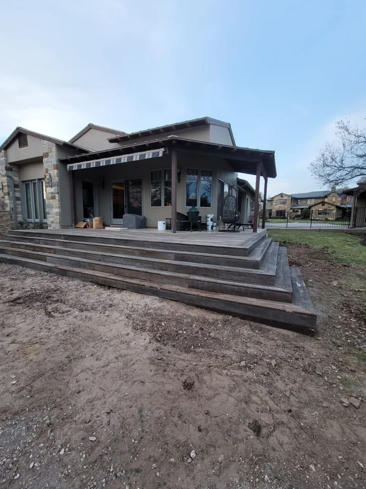 Stair-Encompassing Deck Project by Austin Dream Remodeling - Photo 7