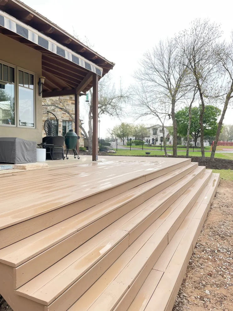 Stair-Encompassing Deck Project by Austin Dream Remodeling - Photo 6
