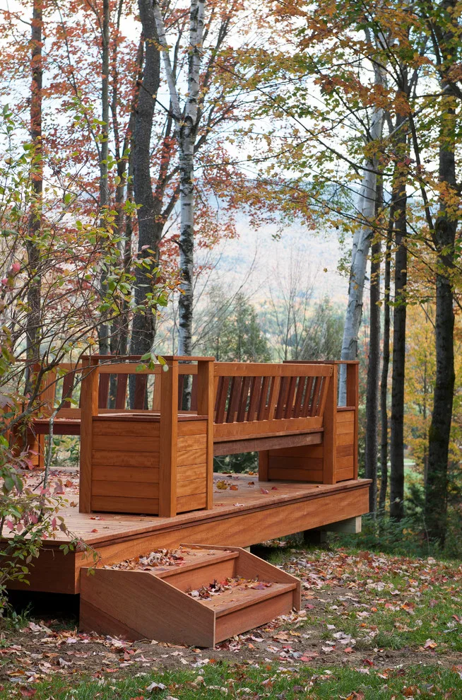 New Back Deck in Stowe, VT by Cypress Woodworks LLC - Photo 2