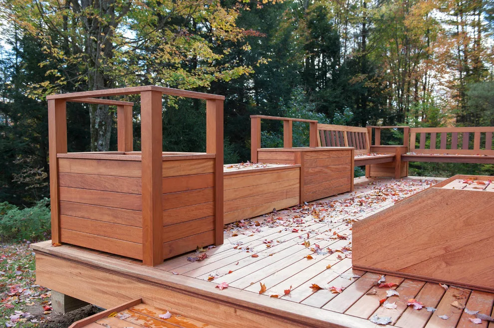 New Back Deck in Stowe, VT by Cypress Woodworks LLC - Photo 3